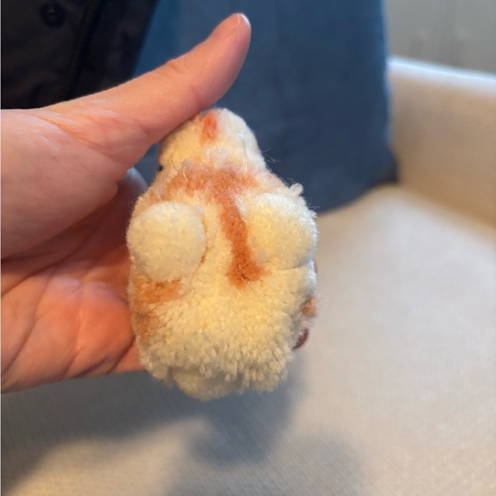 Steiff Orange and White Bunny Toy collectible - Picture 5 of 10